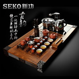 品味東方茶韻 新功SEKO黑檀木茶盤組合，典雅生活中的實用之選